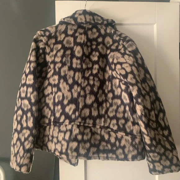 NWT Ret: $795 Medium Rag & Bone Cheetah Alfie Leopard Peacoat NEW